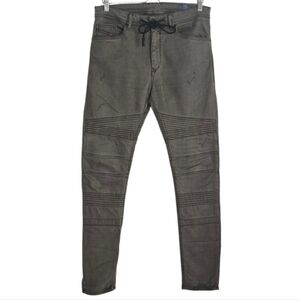 Diesel Jeans Bakari Ne Men's Sz.30 Demin Sweat Joggers Motorcycle Riding Style